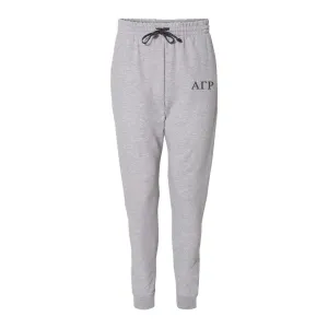 AGR Heather Grey Contrast Joggers