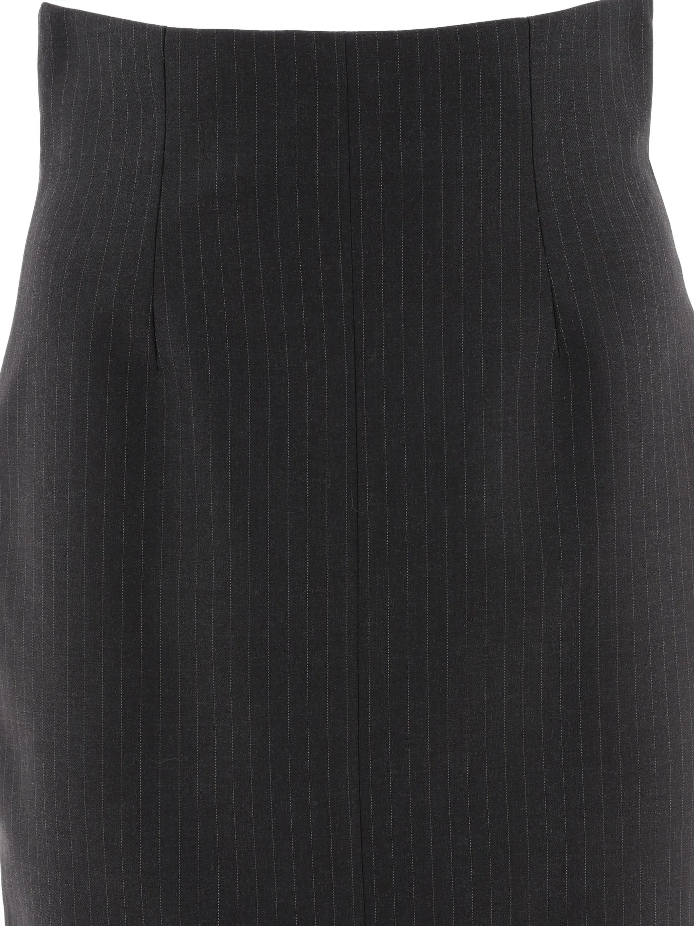 Alexander McQueen Pinstriped Pencil Skirt