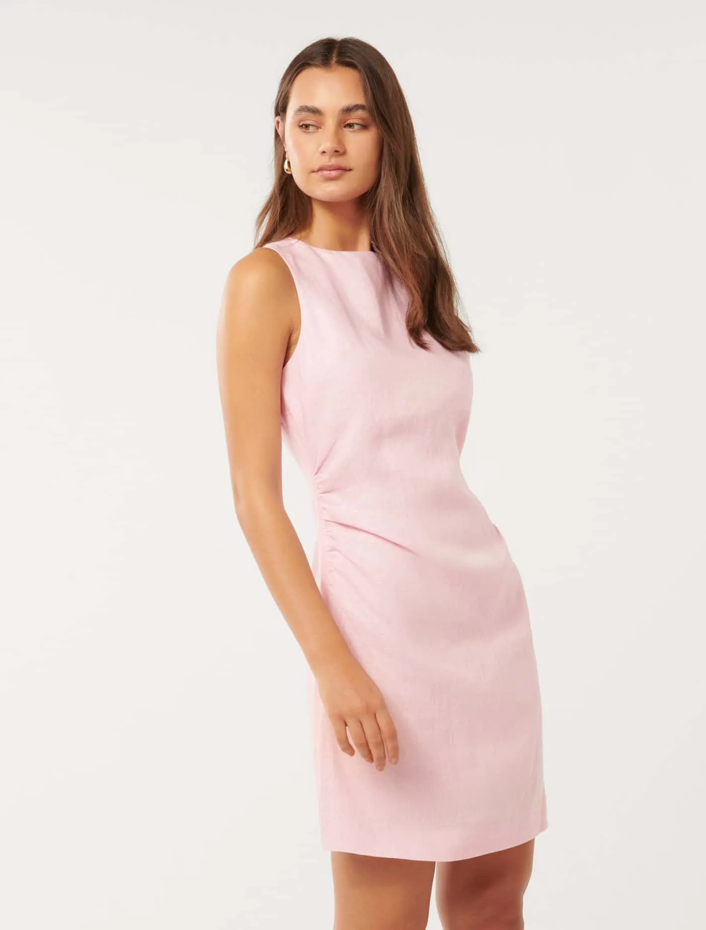 Arianna Ruched Waist Mini Dress