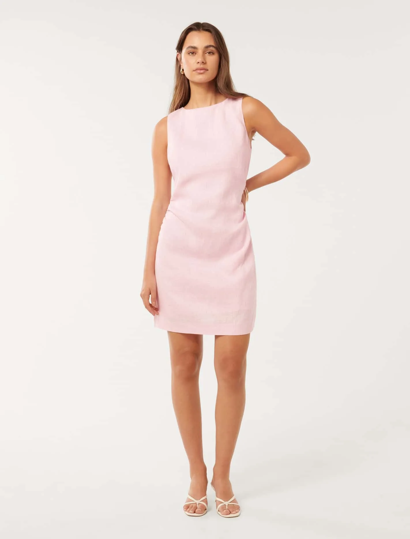 Arianna Ruched Waist Mini Dress