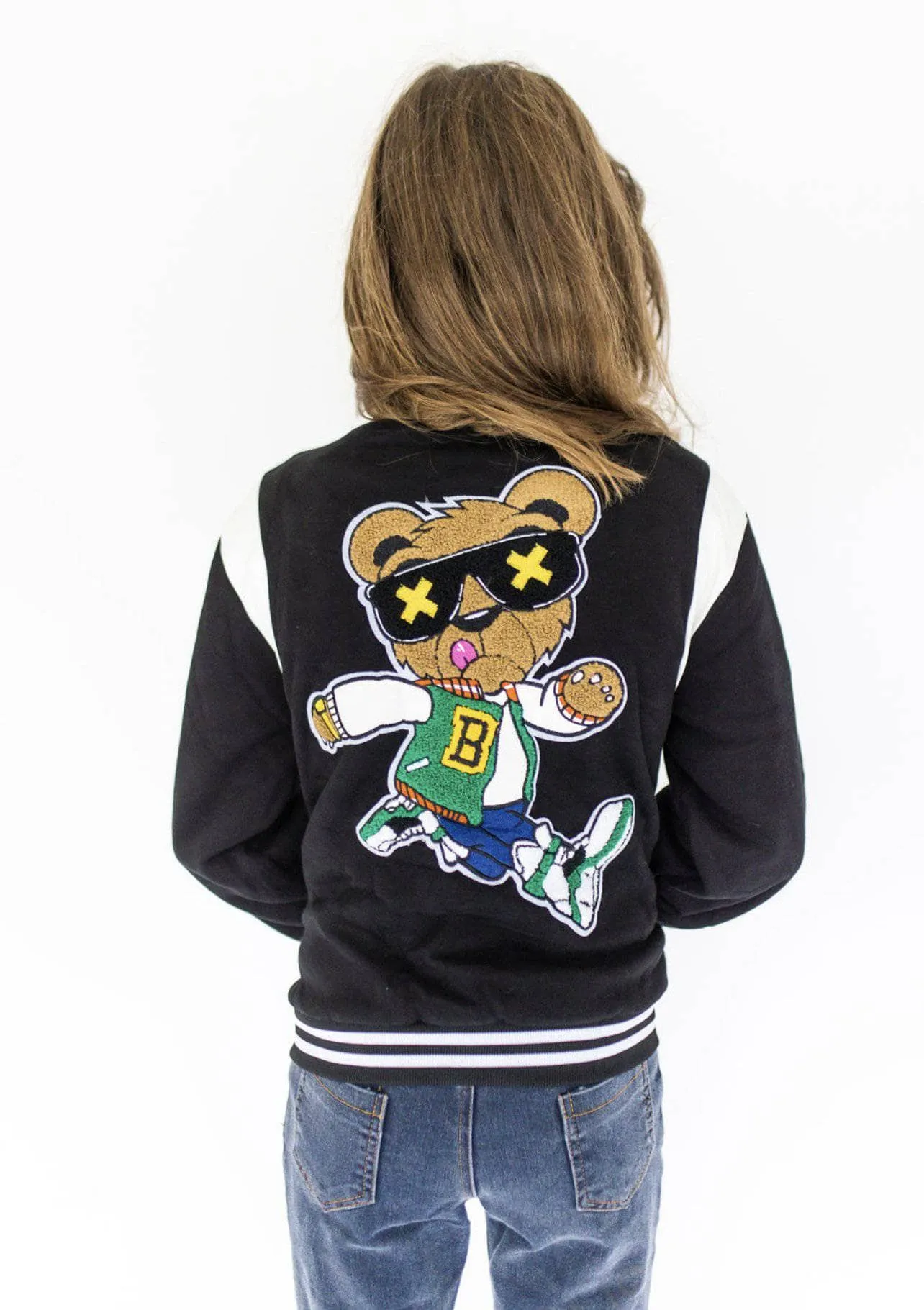 Bear Varsity Bomber Jacket