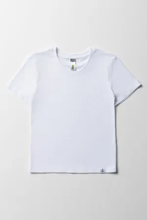 Boys Short Sleeve T-Shirt White