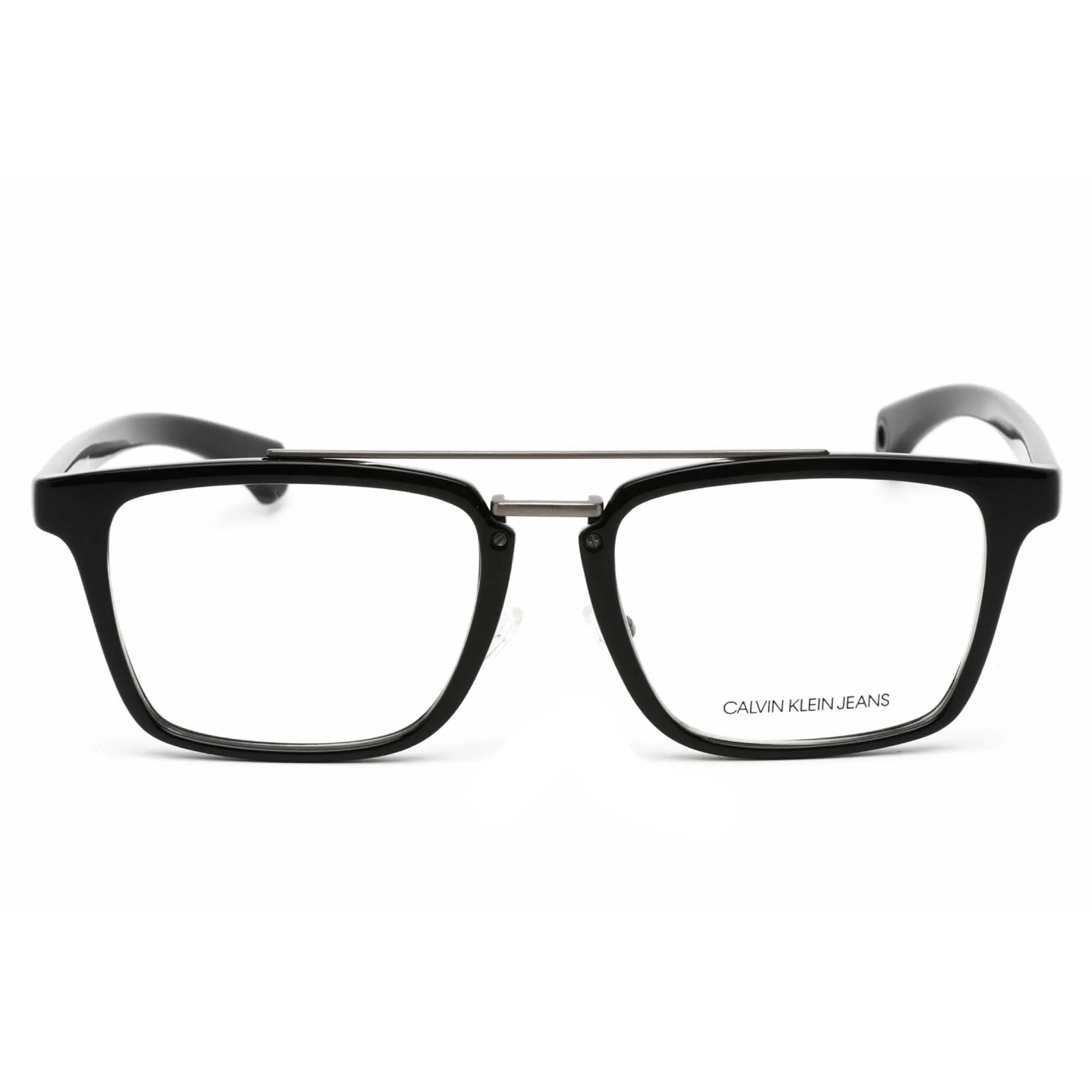 Calvin Klein Jeans Unisex Eyeglasses - Black Aviator Plastic Frame | CKJ793AF 001