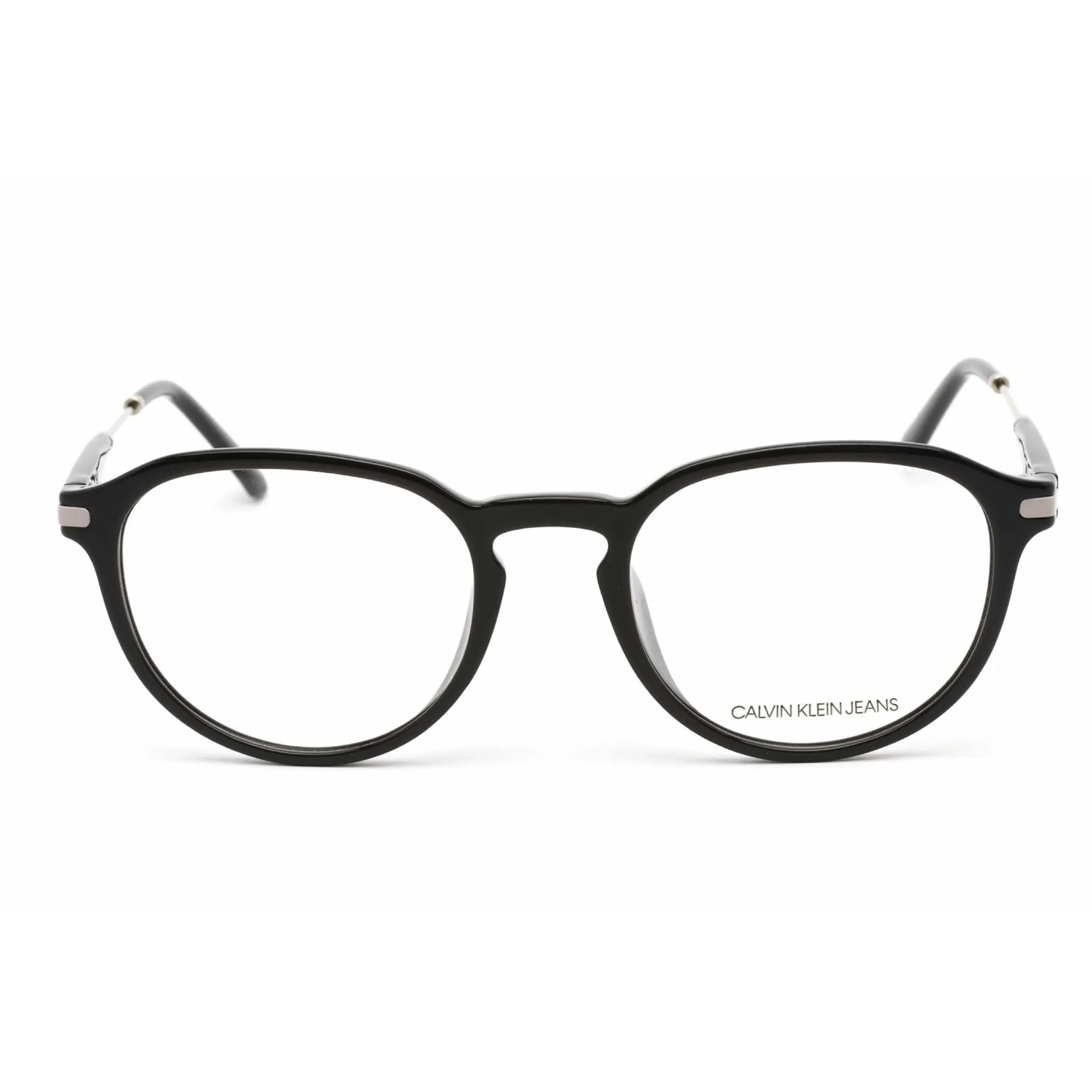 Calvin Klein Jeans Unisex Eyeglasses - Charcoal Round Plastic Frame | CKJ19707A 006