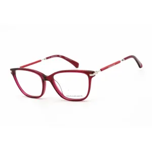 Calvin Klein Jeans Women's Eyeglasses - Crystal Deep Berry Cat Eye | CKJ18703 644