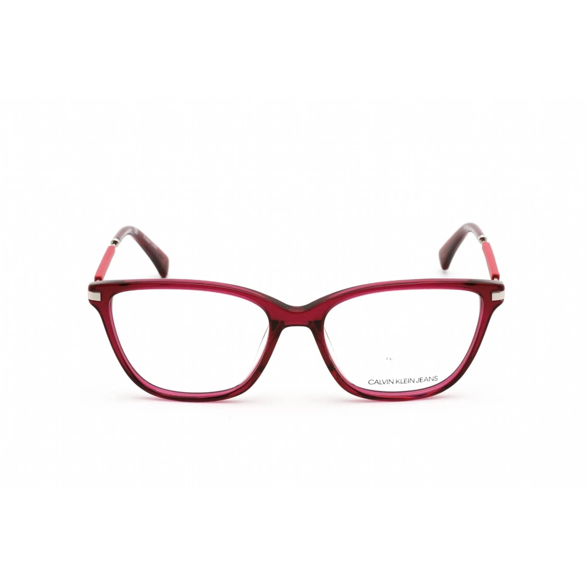 Calvin Klein Jeans Women's Eyeglasses - Crystal Deep Berry Cat Eye | CKJ18703 644