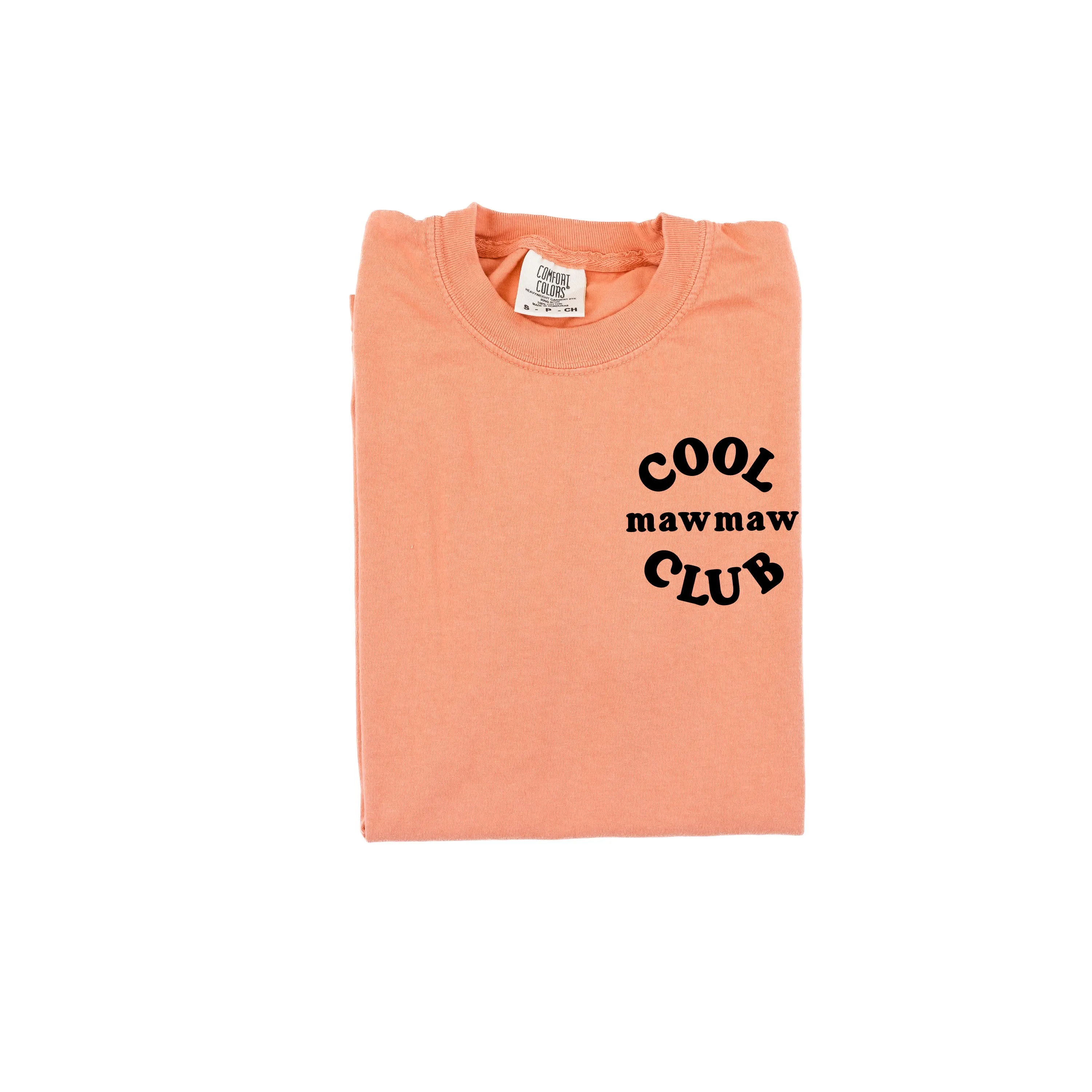 COOL Mawmaw CLUB - Pocket Design - SHORT SLEEVE COMFORT COLORS TEE