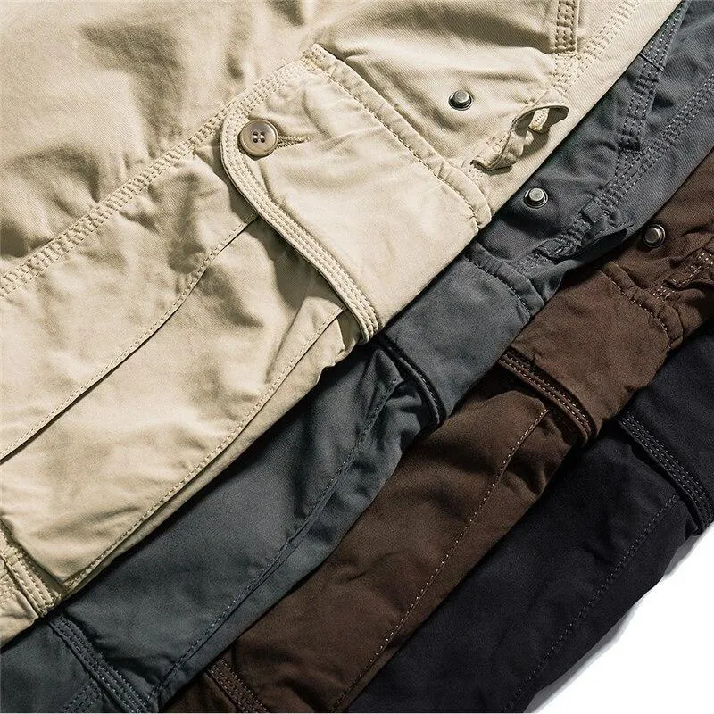 Cuffed Workwear Cargo Pants