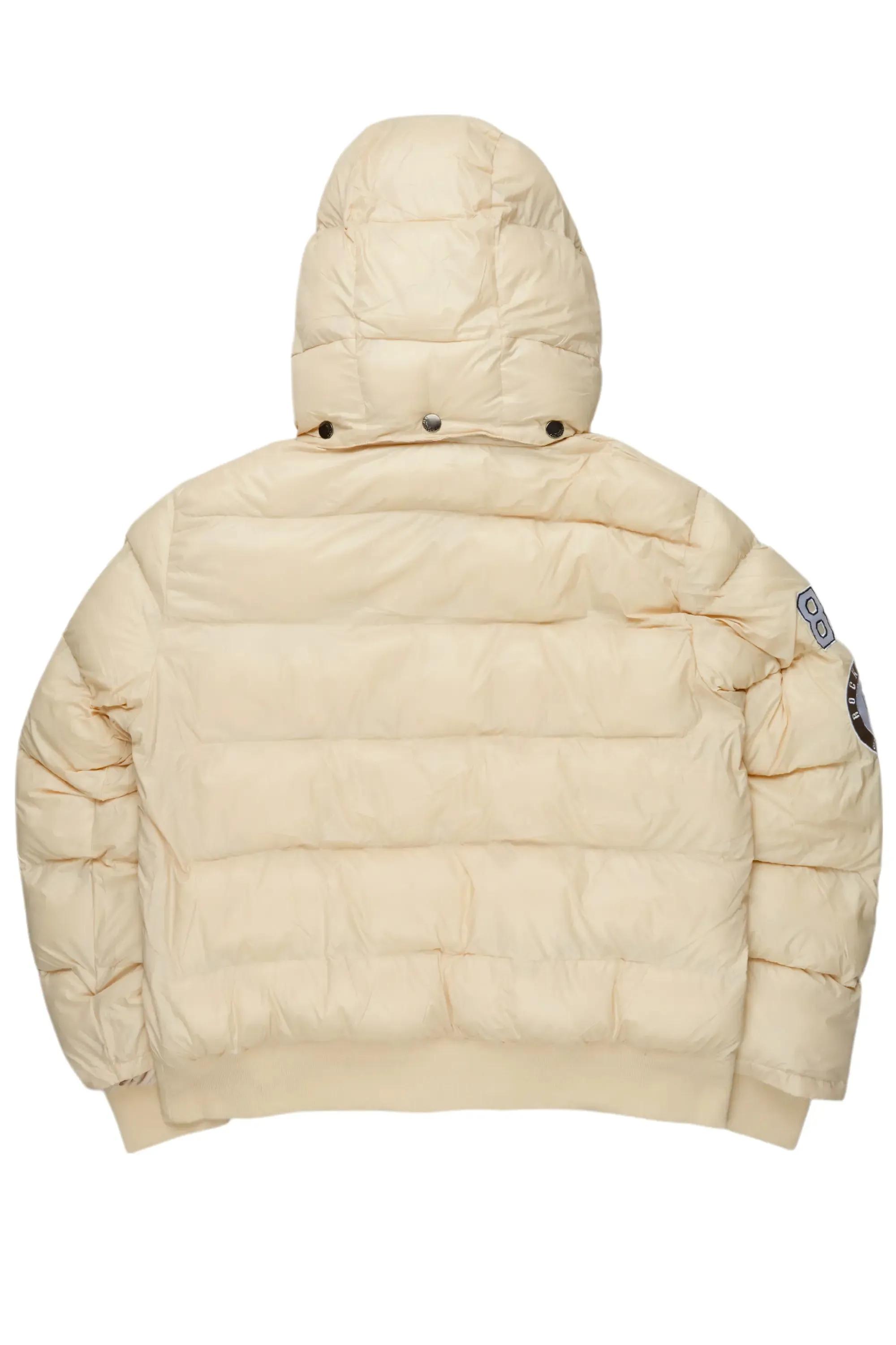 Esmeralda Beige Puffer Jacket