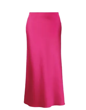 Eudora Maxi Bias Skirt- Silk-Pink Sapphire