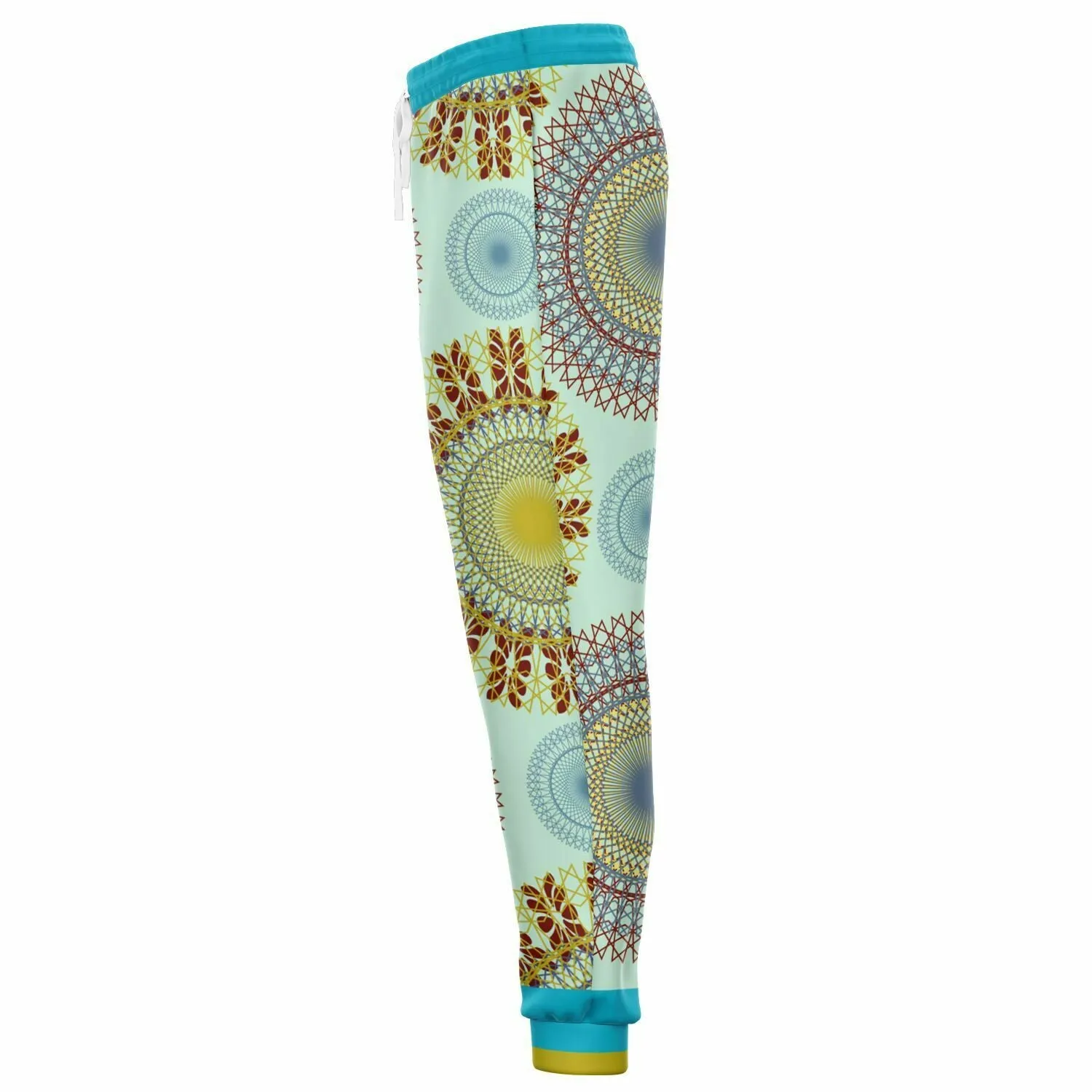 Hendrix Sun Dial Retro Print Eco-Poly Unisex Joggers