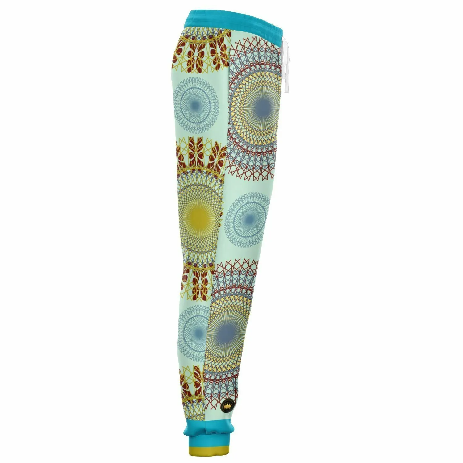 Hendrix Sun Dial Retro Print Eco-Poly Unisex Joggers