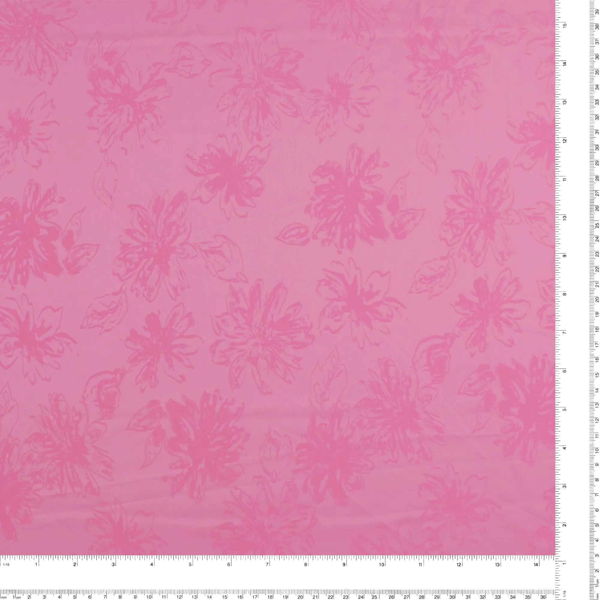 Jaquard flowers - LAURA - Petal Pink