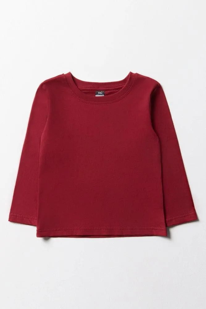 Long Sleeve T-Shirt Red