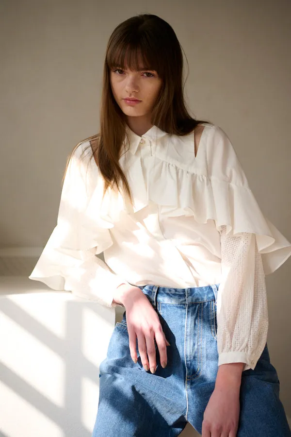 Madelina Blouses <br>   -WHT-