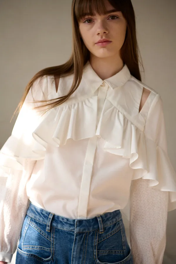 Madelina Blouses <br>   -WHT-