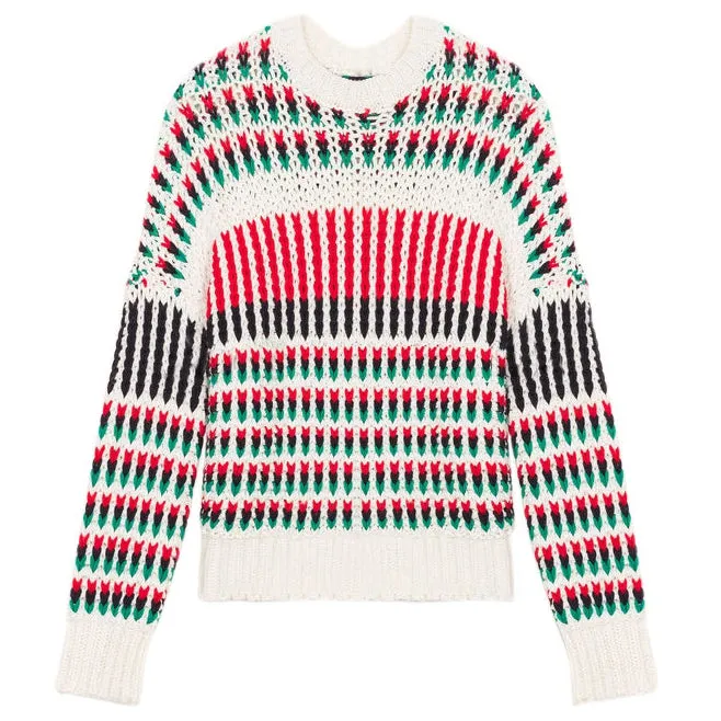 Massimo Decorative Multicolor Knit Sweater