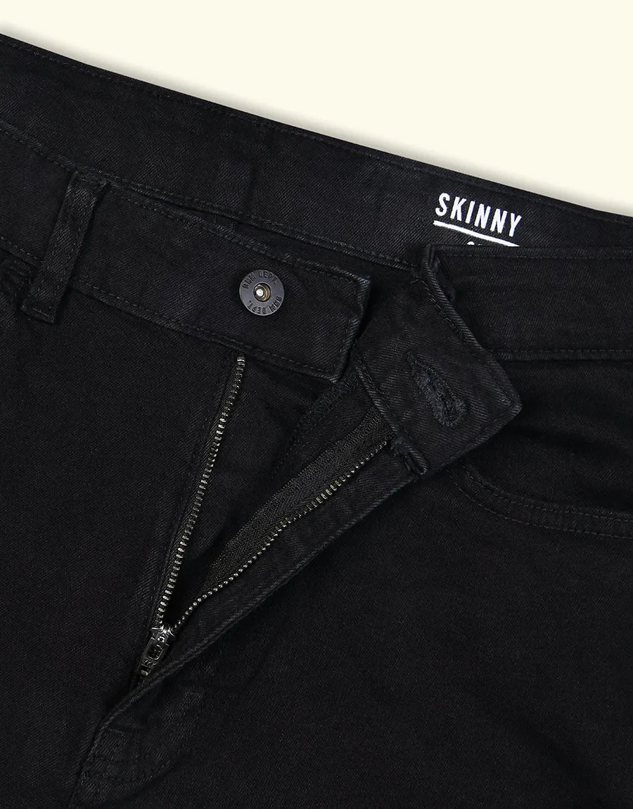 Men's Denim Jeans Pant- Black