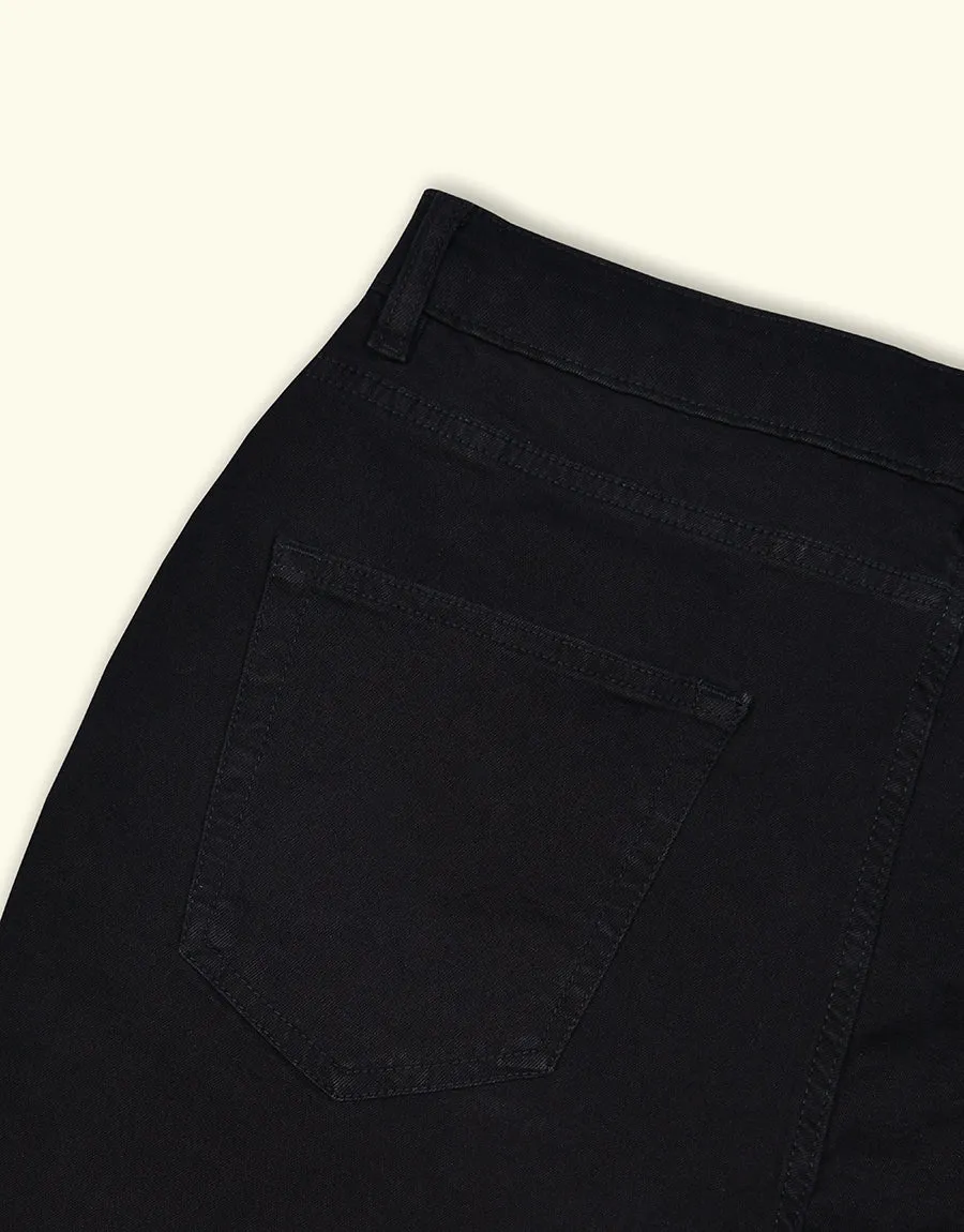 Men's Denim Jeans Pant- Black