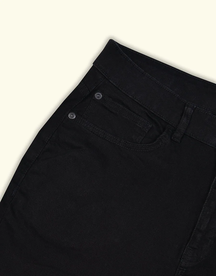 Men's Denim Jeans Pant- Black