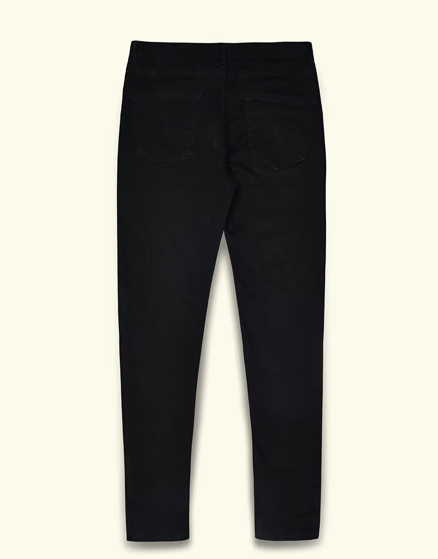 Men's Denim Jeans Pant- Black