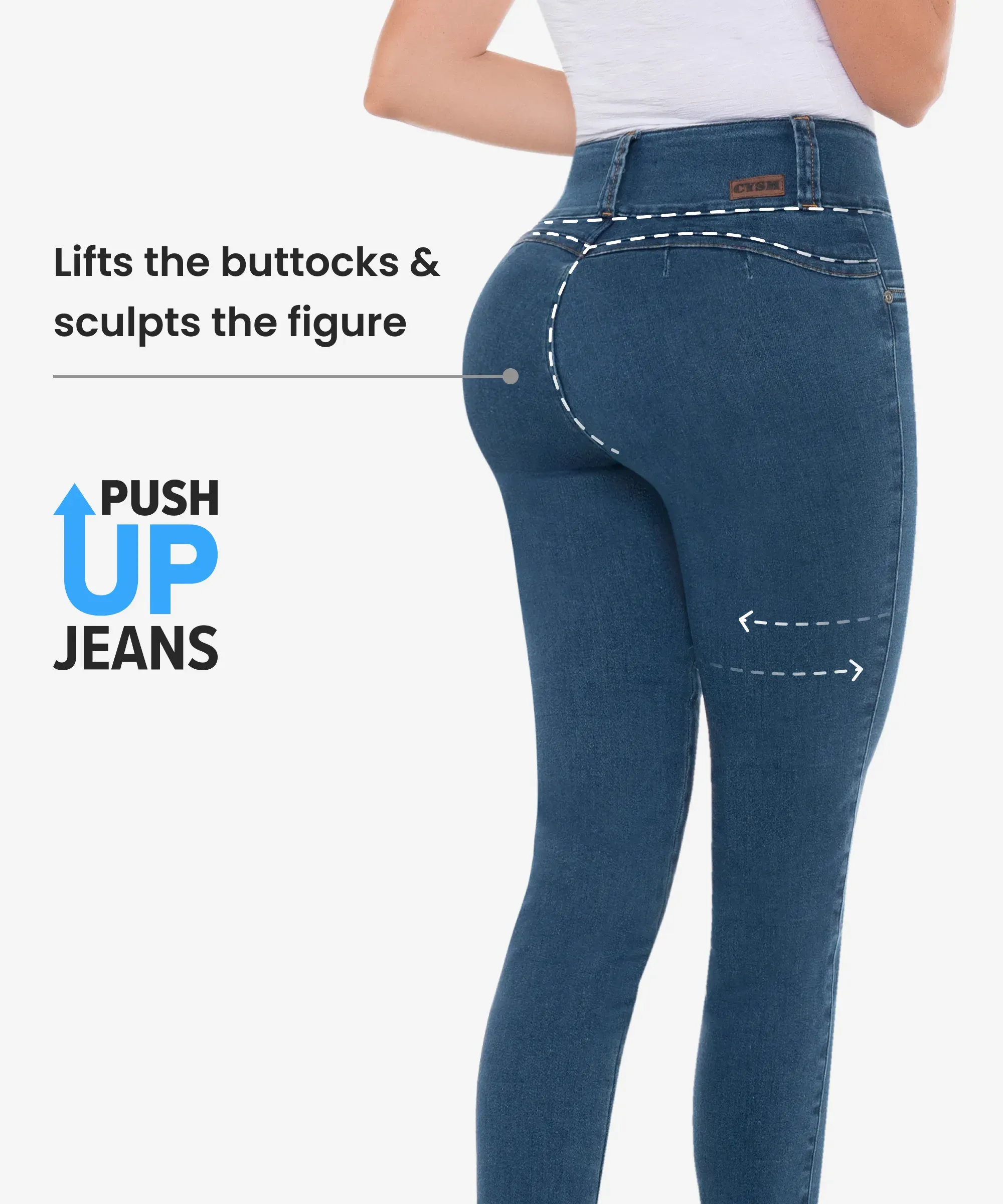 Mix Pack - 3 Push Up Jeans in styles 2128-2119-2122