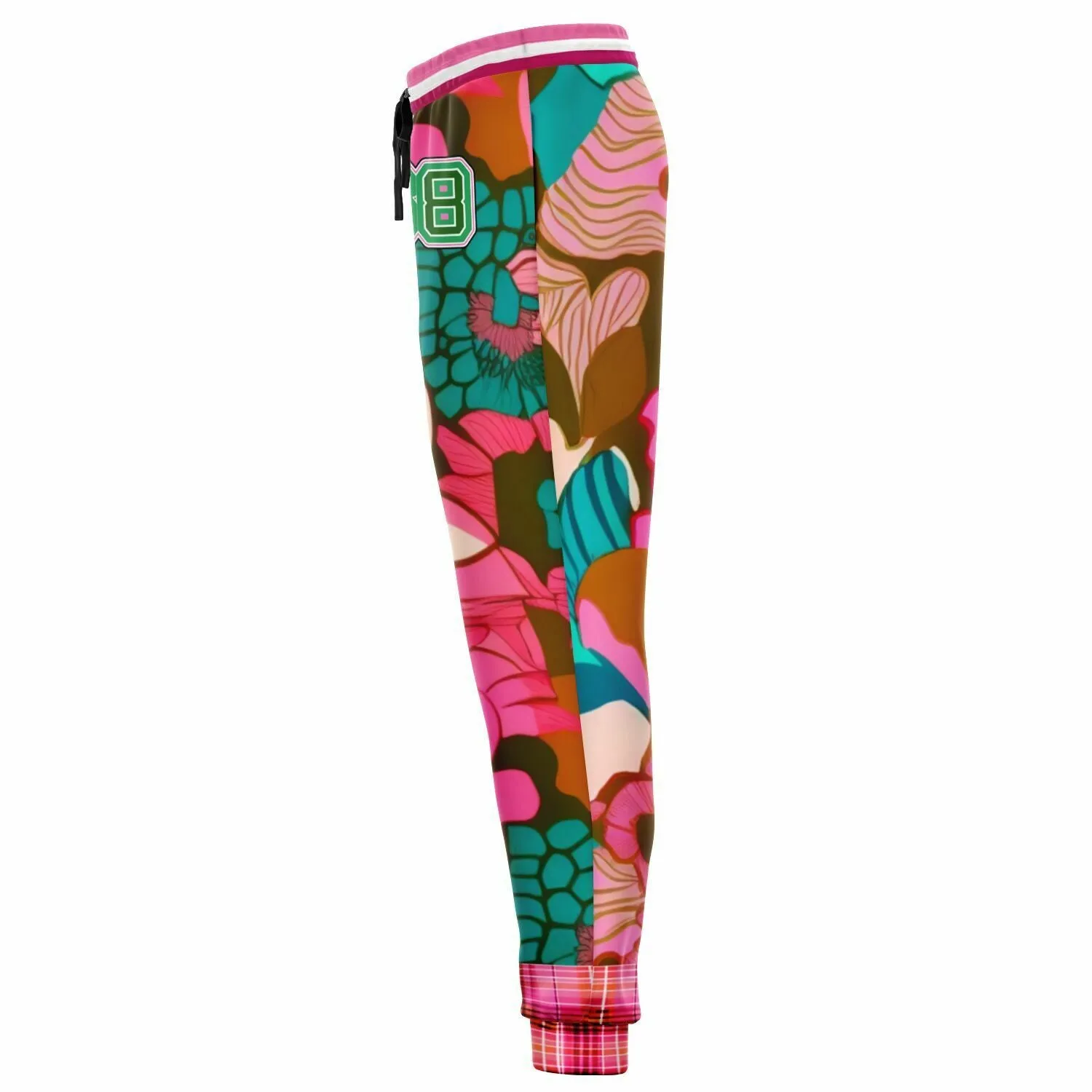 Pink Floral Crush 68 Eco-Poly Unisex Joggers