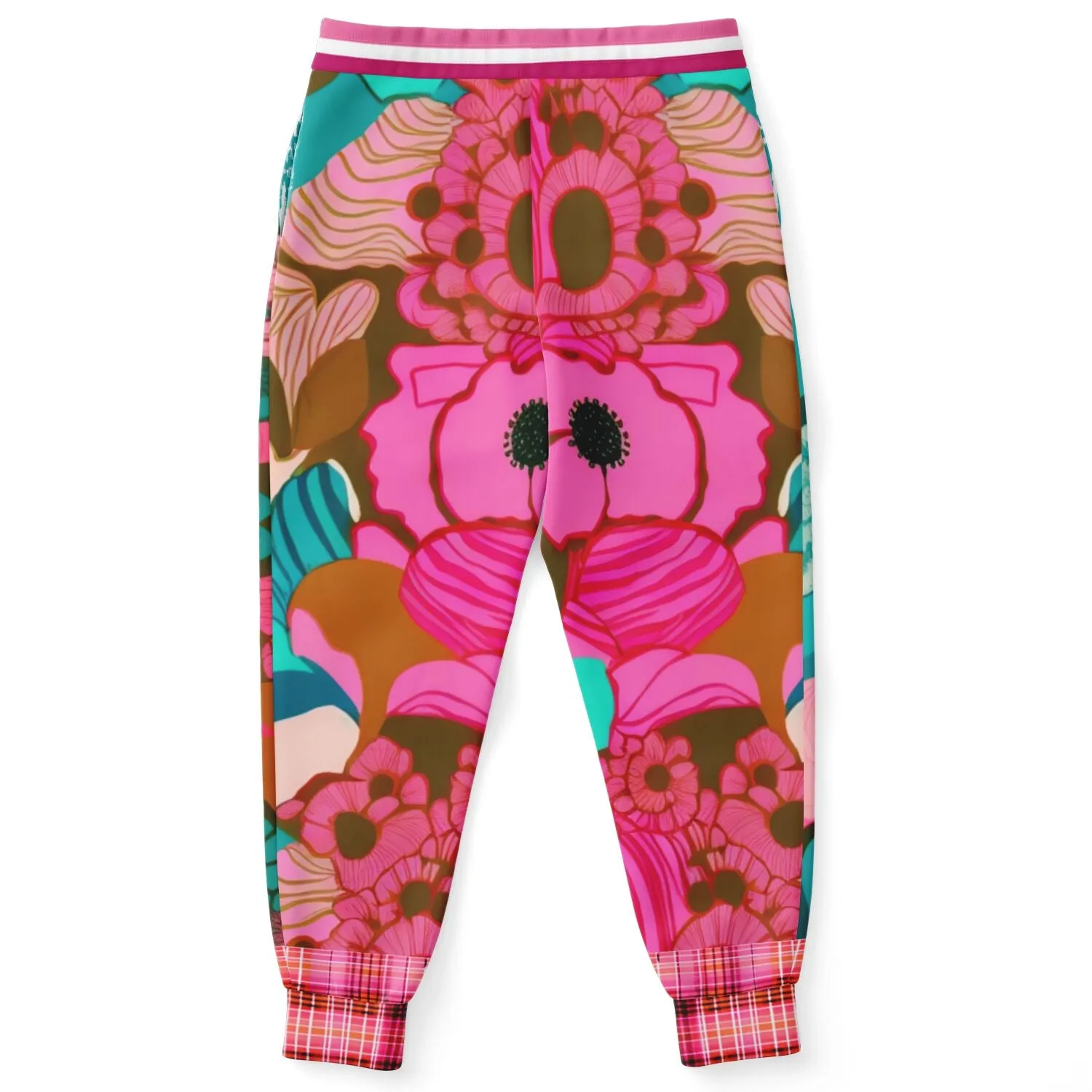 Pink Floral Crush 68 Eco-Poly Unisex Joggers