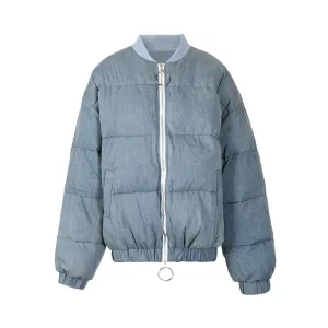 Pre Order:  Double-Zip Head Denim Jacket