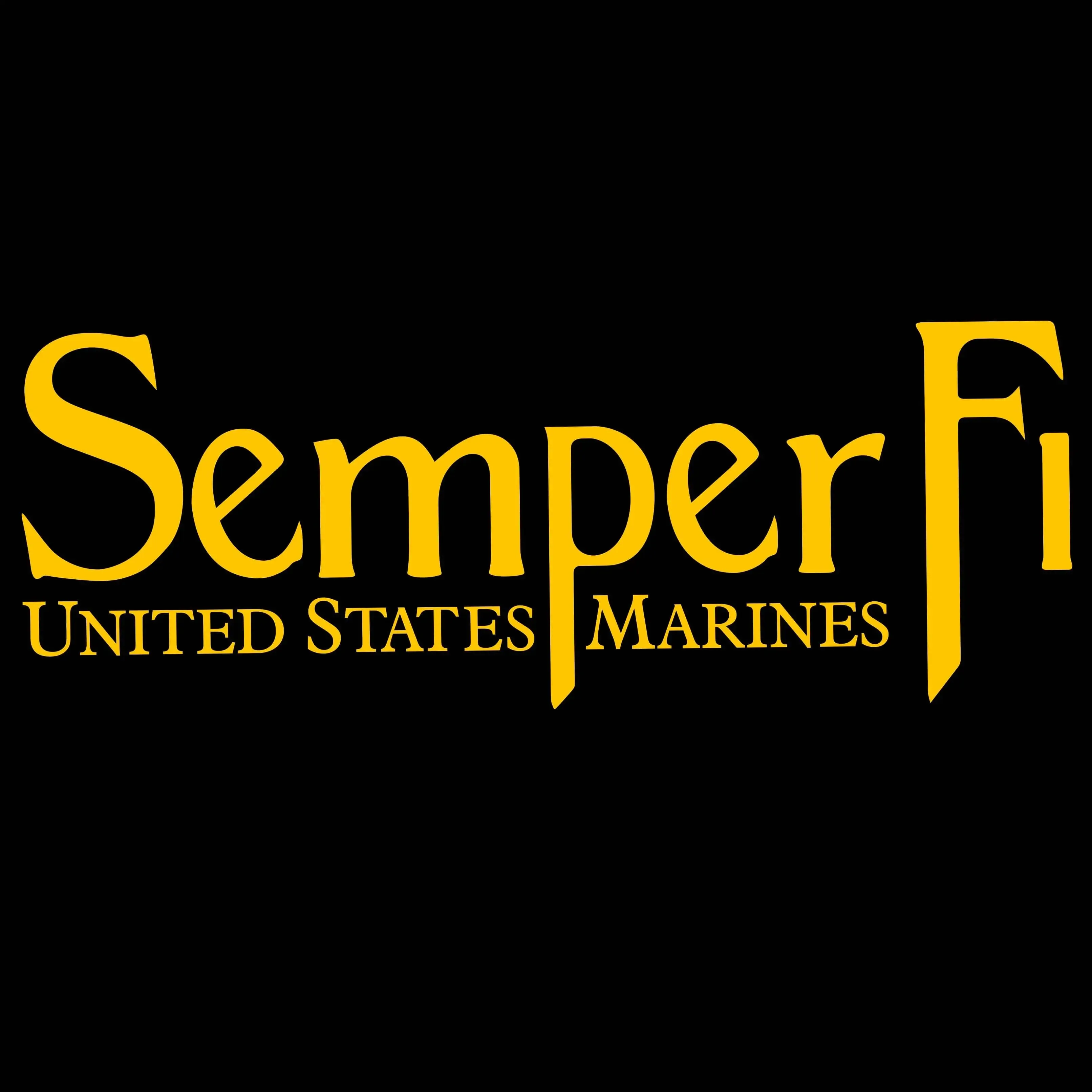 Semper Fi Heather Black Joggers/Sweatpant