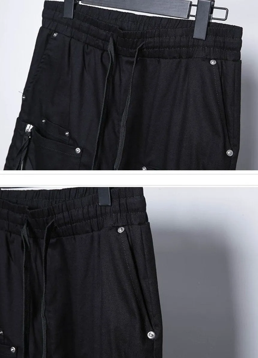 Slim Fit Zipped Pocket Cargo Pants