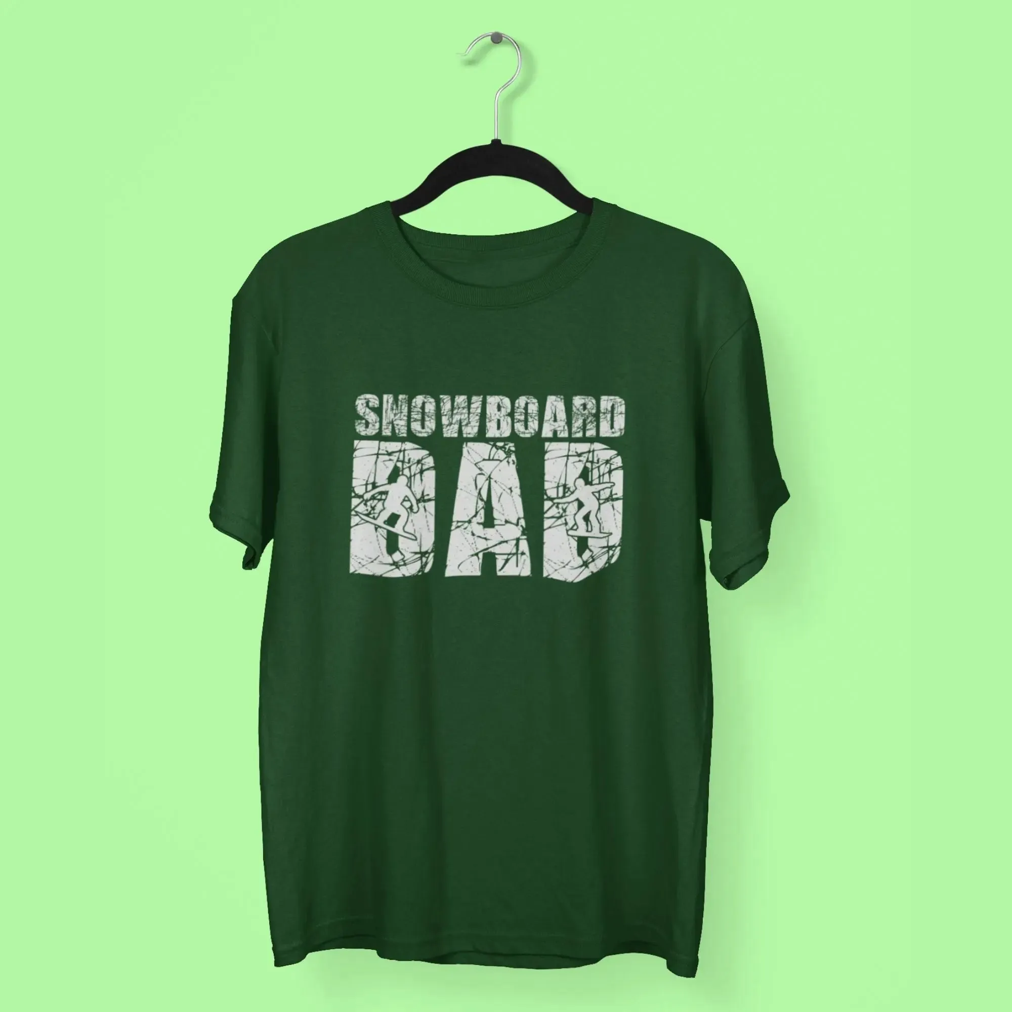 Snowboard Dad Round Neck Half Sleeve Classic T-Shirt