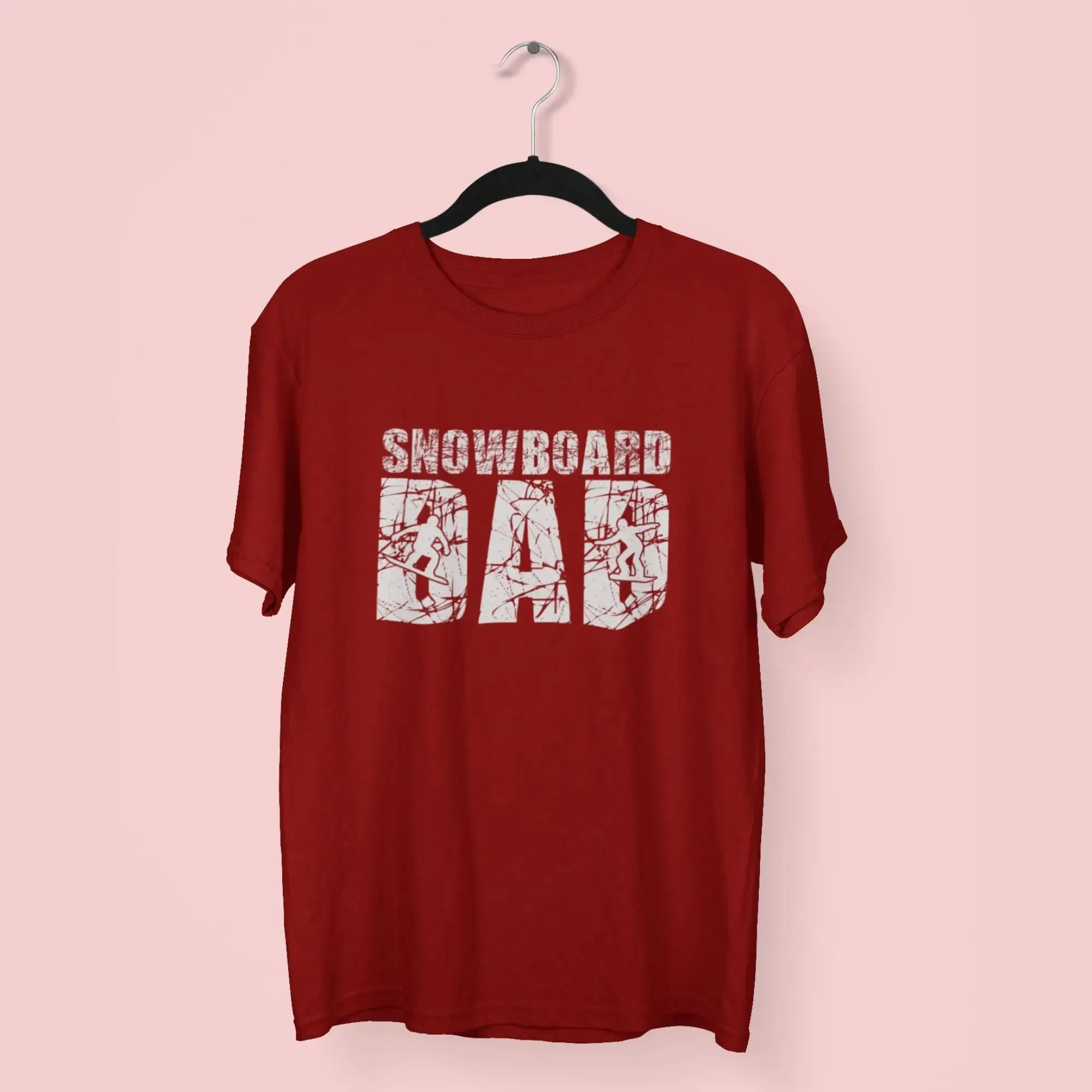 Snowboard Dad Round Neck Half Sleeve Classic T-Shirt