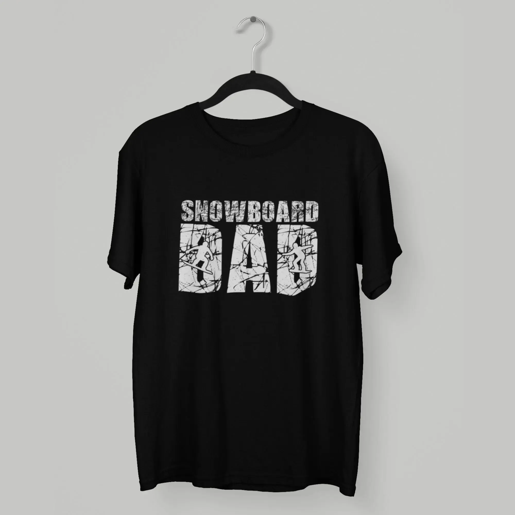 Snowboard Dad Round Neck Half Sleeve Classic T-Shirt