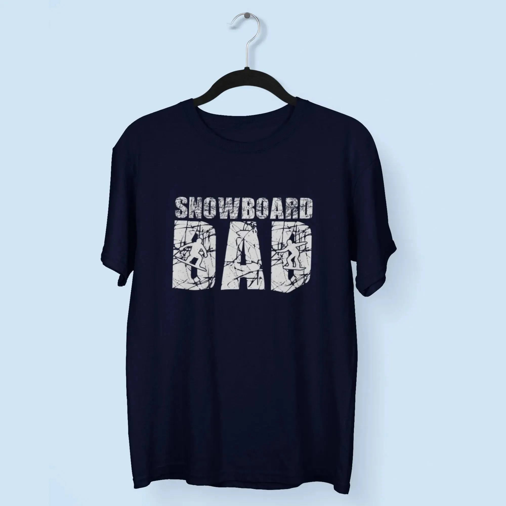 Snowboard Dad Round Neck Half Sleeve Classic T-Shirt