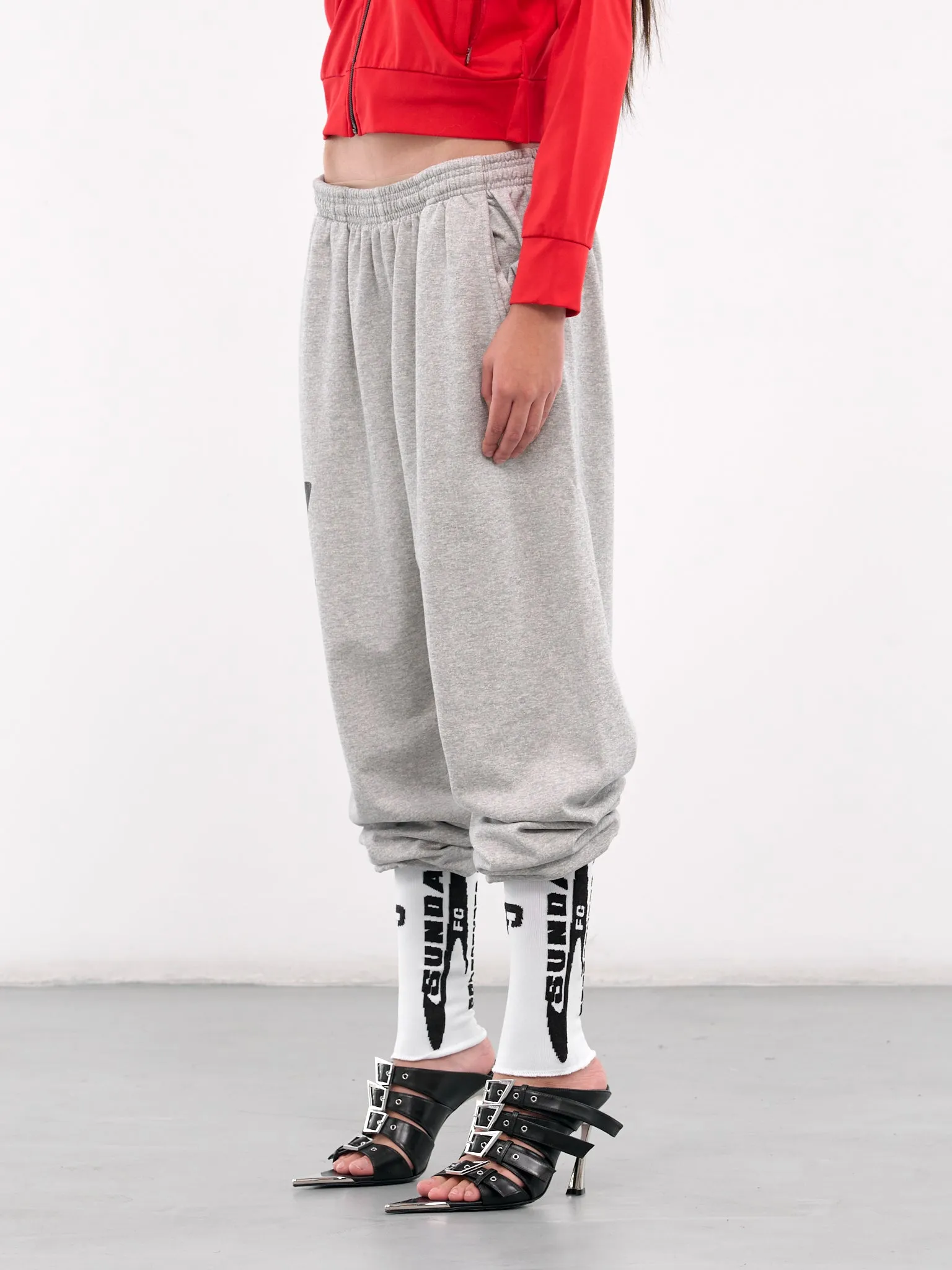 Stirrup Sweatpants (PT06JE04USG-GREY-WHITE)