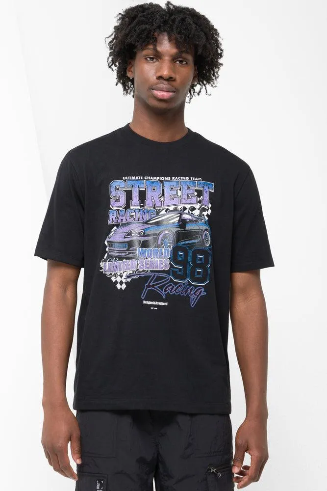 Street Short Sleeve T-Shirt Black