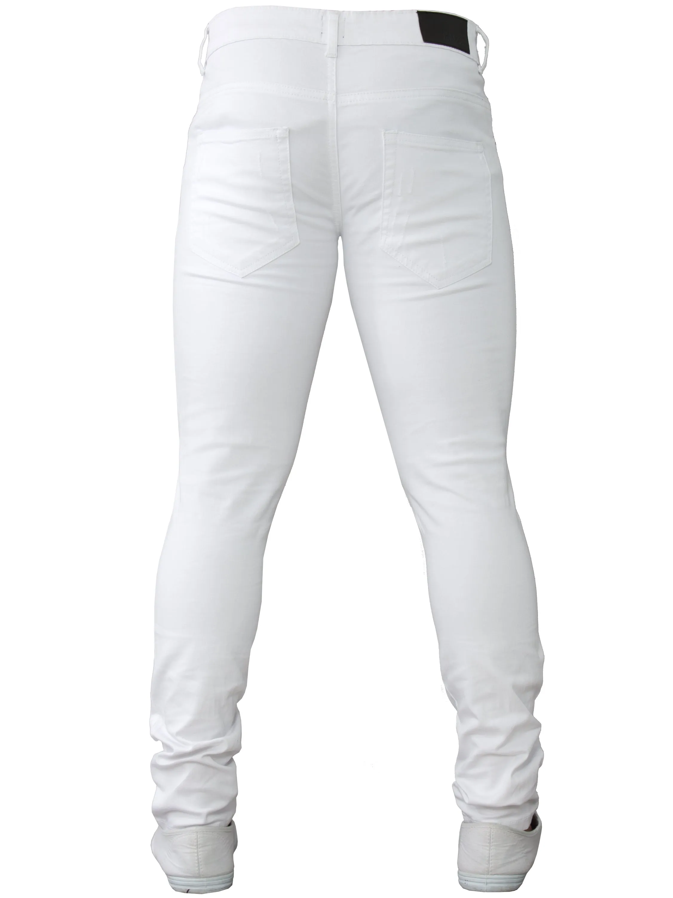 Super Skinny Stretch Rip & Repair Slim Jeans | Enzo Designer Menswear