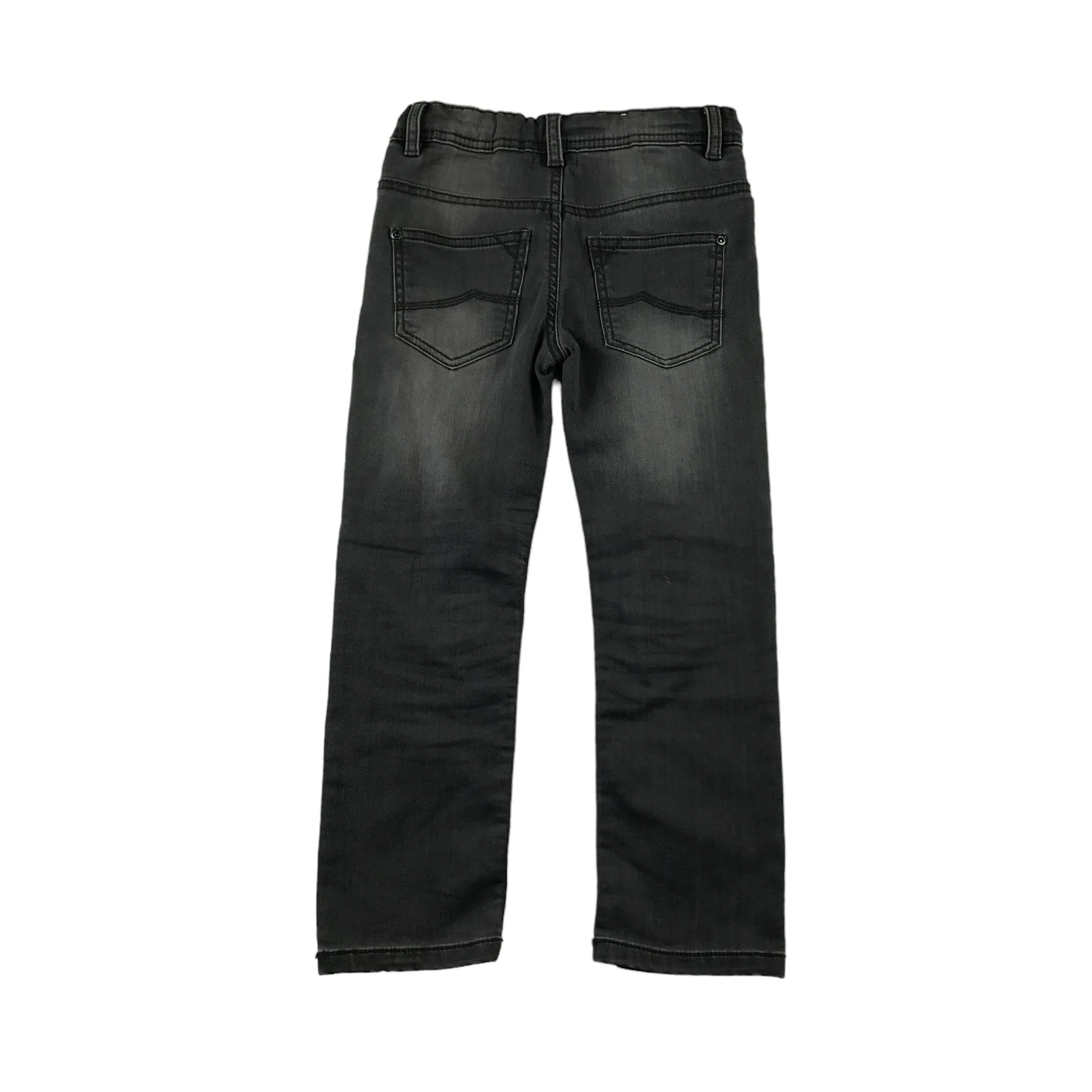 Vertbaudet jeans 6 years grey stretchy straight leg