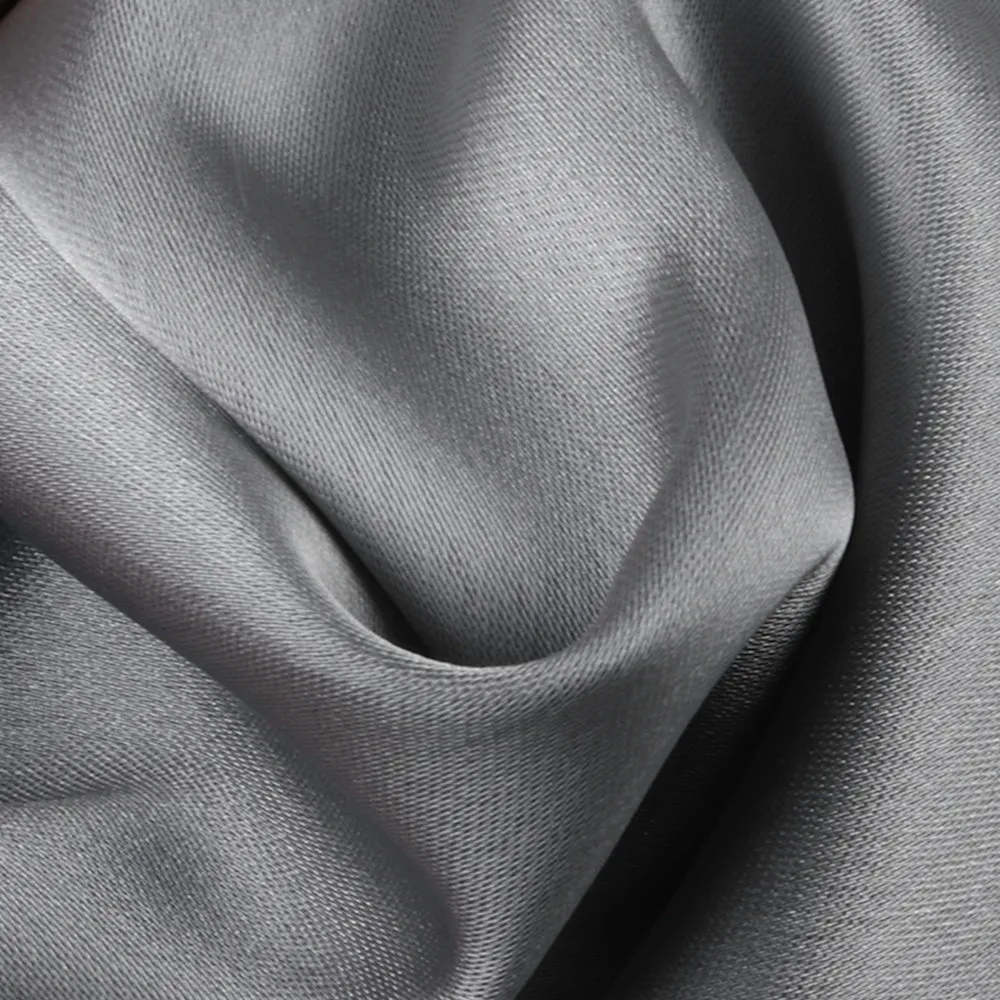 YUKA Stretch Satin - Silver